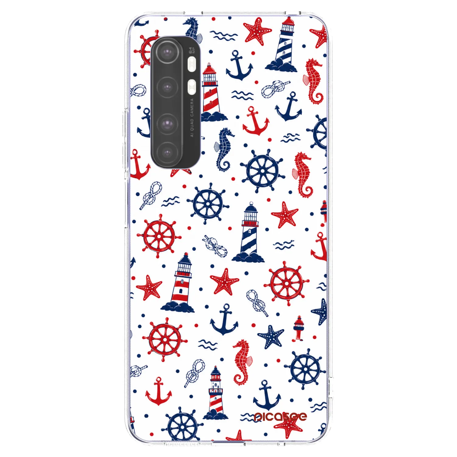 Picasee διαφανής θήκη σιλικόνης Xiaomi Mi Note 10 Lite - Sailor Vibes