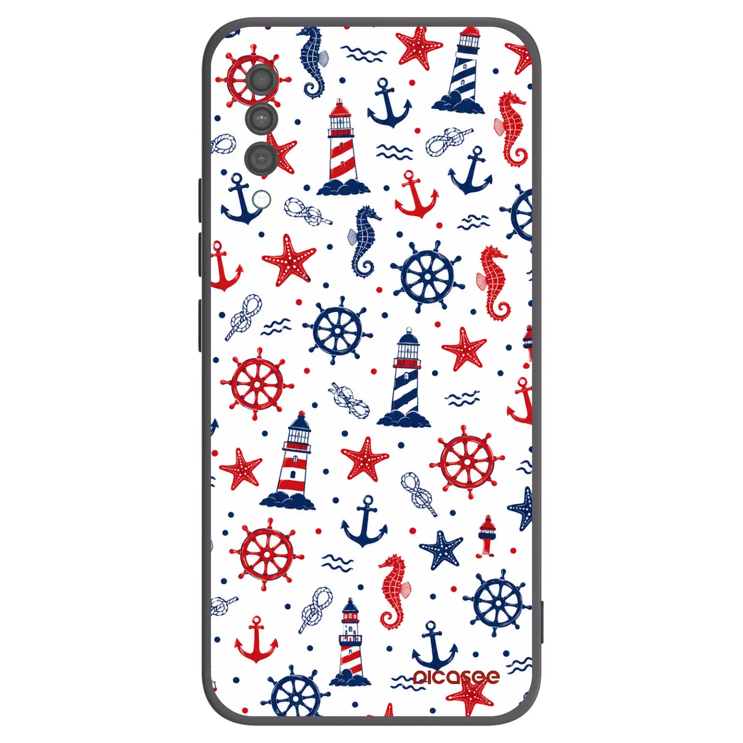 Picasee Μαύρη θήκη σιλικόνης για Samsung Galaxy A30s A307F - Sailor Vibes