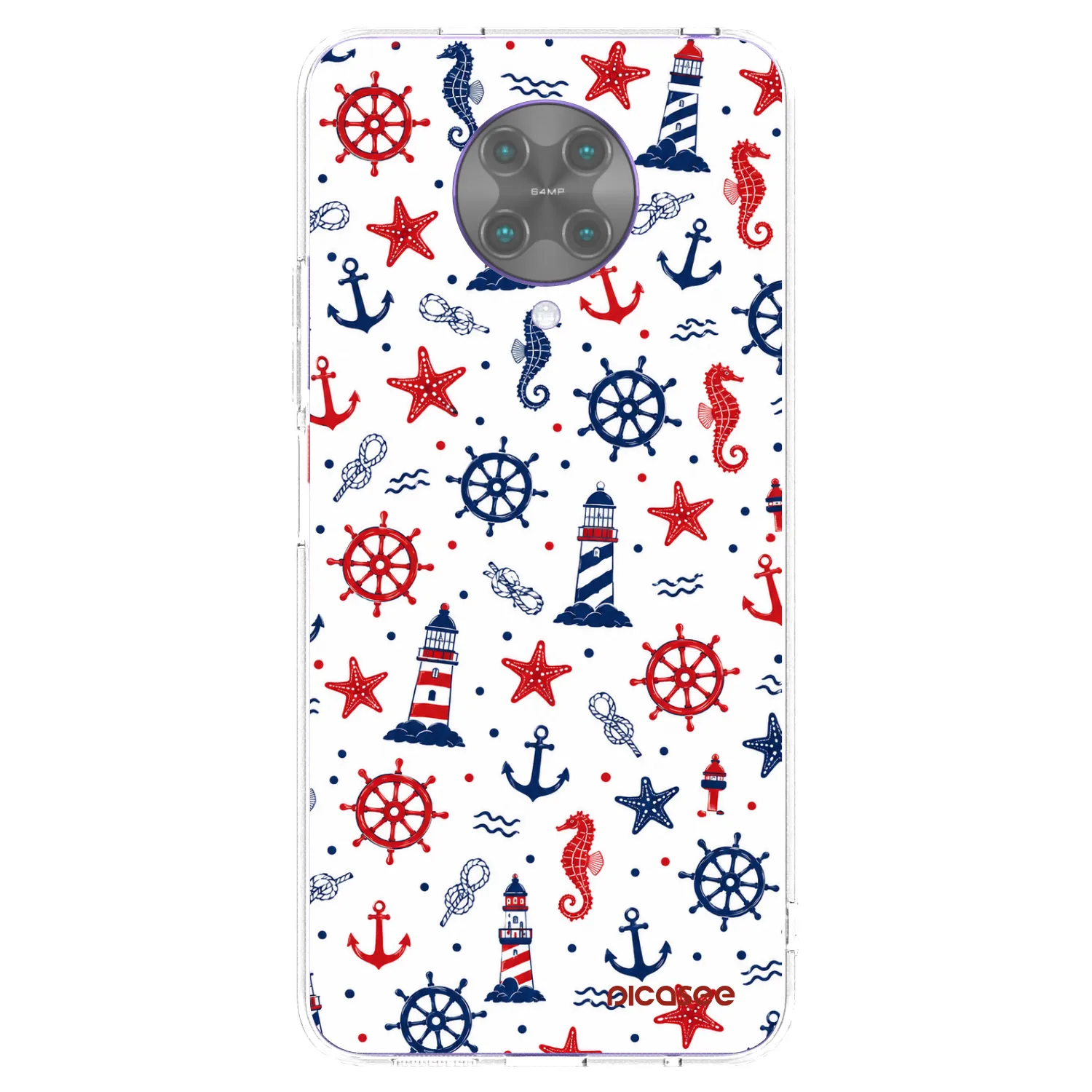 Picasee διαφανής θήκη σιλικόνης Xiaomi Poco F2 Pro - Sailor Vibes