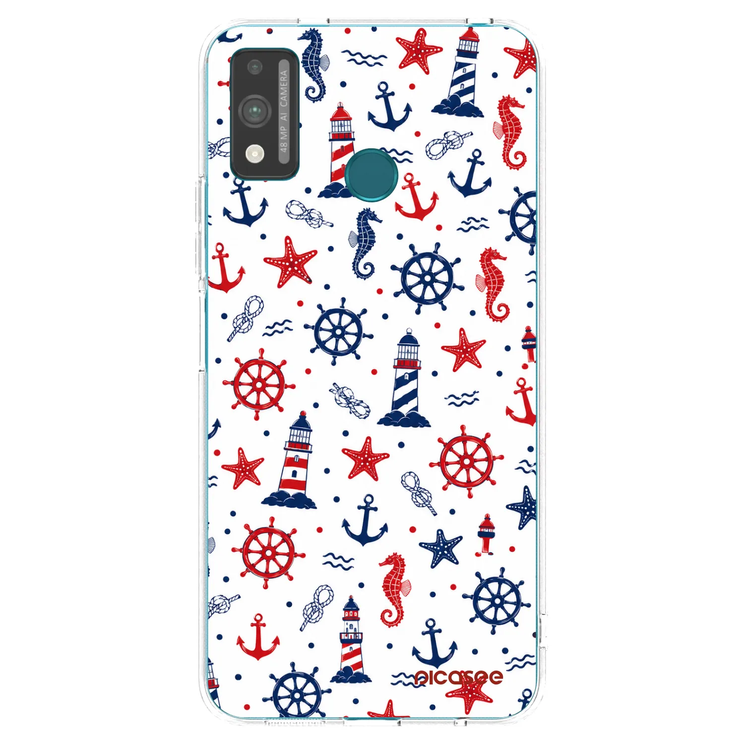 Picasee διαφανής θήκη σιλικόνης Honor 9X Lite - Sailor Vibes