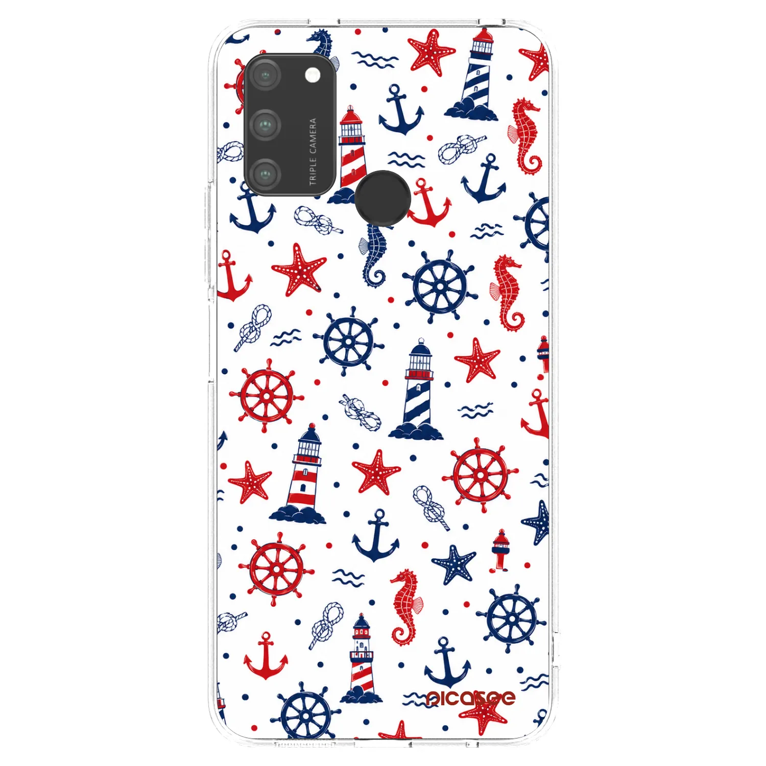 Picasee διαφανής θήκη σιλικόνης Honor 9A - Sailor Vibes