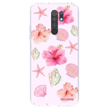 Picasee διαφανής θήκη σιλικόνης Xiaomi Redmi 9 - Blush Lagoon