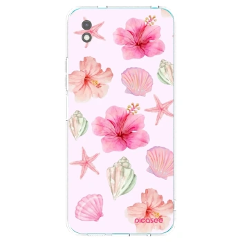 Picasee Μαύρη θήκη σιλικόνης για Xiaomi Redmi 9A - Blush Lagoon