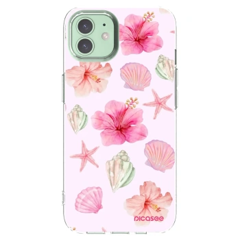 Picasee διαφανής θήκη σιλικόνης Apple iPhone 12 - Blush Lagoon