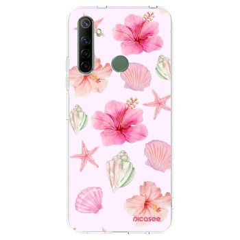 Picasee διαφανής θήκη σιλικόνης Realme 6i - Blush Lagoon