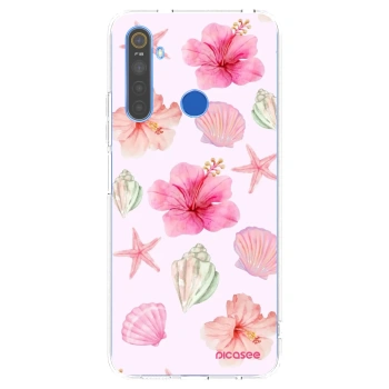 Picasee διαφανής θήκη σιλικόνης Realme 5 - Blush Lagoon