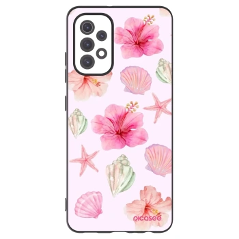 Picasee Μαύρη θήκη σιλικόνης για Samsung Galaxy A32 5G A326B - Blush Lagoon