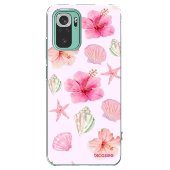 Picasee διαφανής θήκη σιλικόνης Xiaomi Redmi Note 10 Pro - Blush Lagoon