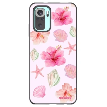 Picasee Μαύρη θήκη σιλικόνης για Xiaomi Redmi Note 10 Pro - Blush Lagoon