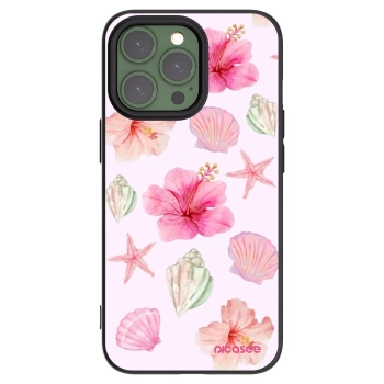 Picasee Μαύρη θήκη σιλικόνης για Apple iPhone 13 Pro - Blush Lagoon
