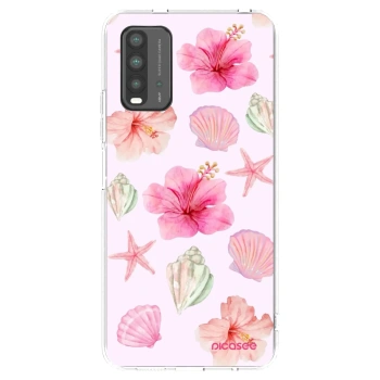 Picasee Μαύρη θήκη σιλικόνης για Xiaomi Redmi 9T - Blush Lagoon