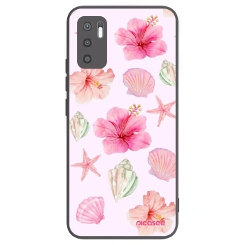 Picasee Μαύρη θήκη σιλικόνης για Xiaomi Redmi Note 10 5G - Blush Lagoon