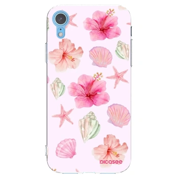 Picasee διαφανής θήκη σιλικόνης Apple iPhone XR - Blush Lagoon