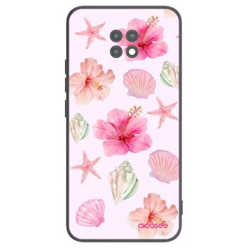 Picasee Μαύρη θήκη σιλικόνης για Xiaomi Redmi Note 9T - Blush Lagoon