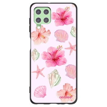Picasee Μαύρη θήκη σιλικόνης για Samsung Galaxy A22 A225F 4G - Blush Lagoon