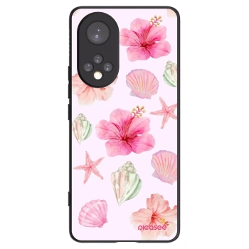 Picasee Μαύρη θήκη σιλικόνης για Huawei Nova 9 - Blush Lagoon