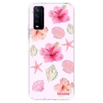 Picasee διαφανής θήκη σιλικόνης Vivo Y11s - Blush Lagoon