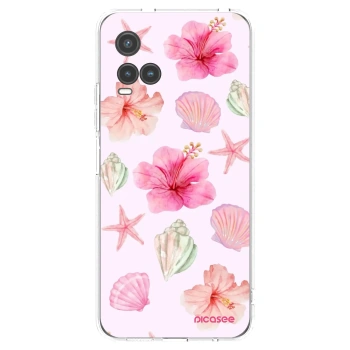 Picasee διαφανής θήκη σιλικόνης Vivo Y33s - Blush Lagoon