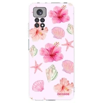 Picasee διαφανής θήκη σιλικόνης Xiaomi Redmi Note 11S 4G - Blush Lagoon