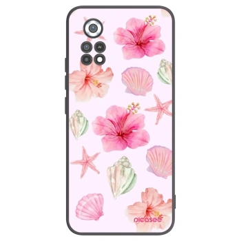 Picasee Μαύρη θήκη σιλικόνης για Xiaomi Poco X4 Pro 5G - Blush Lagoon