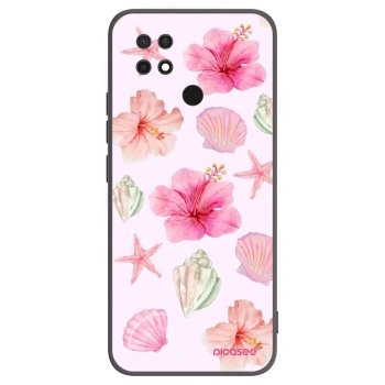 Picasee Μαύρη θήκη σιλικόνης για Xiaomi Redmi 10C - Blush Lagoon