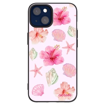 Picasee Μαύρη θήκη σιλικόνης για Apple iPhone 14 - Blush Lagoon