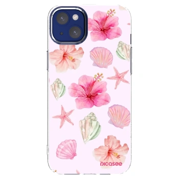 Picasee διαφανής θήκη σιλικόνης Apple iPhone 14 Plus - Blush Lagoon