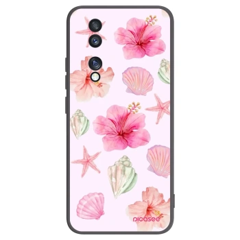 Picasee Μαύρη θήκη σιλικόνης για Honor 70 - Blush Lagoon