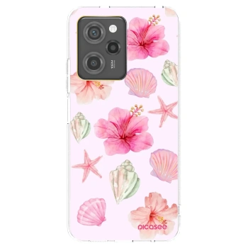 Picasee Μαύρη θήκη σιλικόνης για Xiaomi Poco X5 Pro - Blush Lagoon