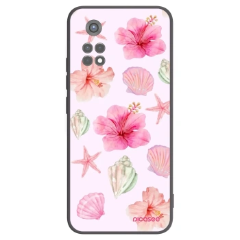 Picasee Μαύρη θήκη σιλικόνης για Xiaomi Redmi Note 11S 5G - Blush Lagoon