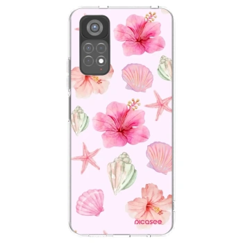 Picasee διαφανής θήκη σιλικόνης Xiaomi Redmi Note 11S 5G - Blush Lagoon