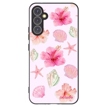 Picasee Μαύρη θήκη σιλικόνης για Samsung Galaxy A34 5G A346B - Blush Lagoon