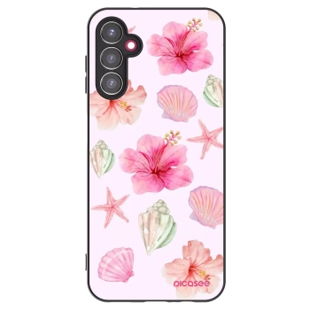 Picasee Μαύρη θήκη σιλικόνης για Samsung Galaxy A14 5G A146P - Blush Lagoon