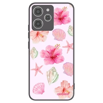 Picasee Μαύρη θήκη σιλικόνης για Xiaomi Redmi 12 4G - Blush Lagoon