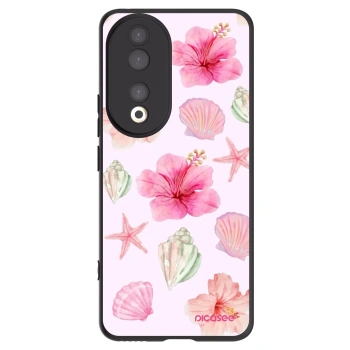 Picasee Μαύρη θήκη σιλικόνης για Honor 90 5G - Blush Lagoon