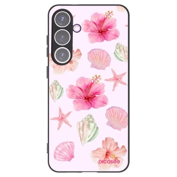 Picasee Μαύρη θήκη σιλικόνης για Samsung Galaxy S24+ S926B 5G - Blush Lagoon