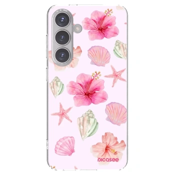 Picasee διαφανής θήκη σιλικόνης Samsung Galaxy S24 S921B 5G - Blush Lagoon