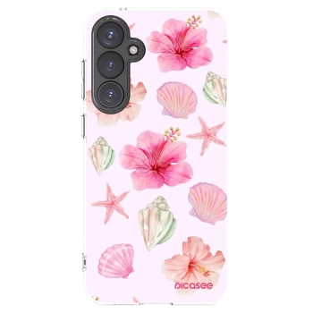 Picasee διαφανής θήκη σιλικόνης Samsung Galaxy S23 FE S711B - Blush Lagoon