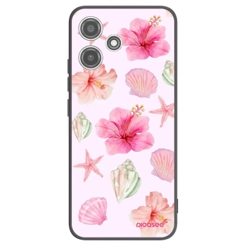 Picasee Μαύρη θήκη σιλικόνης για Xiaomi Redmi 12 5G - Blush Lagoon