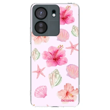 Picasee διαφανής θήκη σιλικόνης Xiaomi Redmi 13C 4G - Blush Lagoon