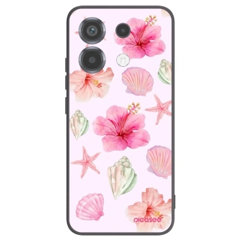 Picasee Μαύρη θήκη σιλικόνης για Xiaomi Poco X6 - Blush Lagoon