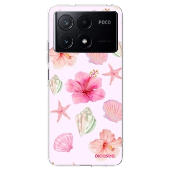 Picasee διαφανής θήκη σιλικόνης Xiaomi Poco X6 Pro - Blush Lagoon
