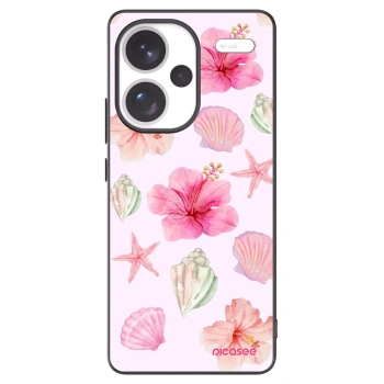 Picasee Μαύρη θήκη σιλικόνης για Xiaomi Redmi Note 13 Pro+ 5G - Blush Lagoon