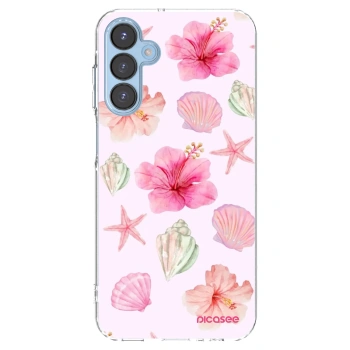 Picasee διαφανής θήκη σιλικόνης Samsung Galaxy A15 A156B 5G - Blush Lagoon