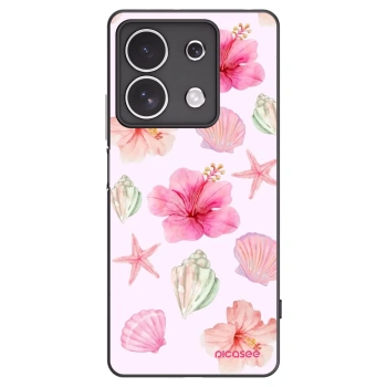 Picasee Μαύρη θήκη σιλικόνης για Xiaomi Redmi Note 13 4G - Blush Lagoon