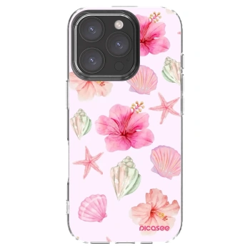 Picasee διαφανής θήκη σιλικόνης Apple iPhone 16 Pro - Blush Lagoon