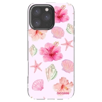 Picasee διαφανής θήκη σιλικόνης Apple iPhone 16 Pro Max - Blush Lagoon