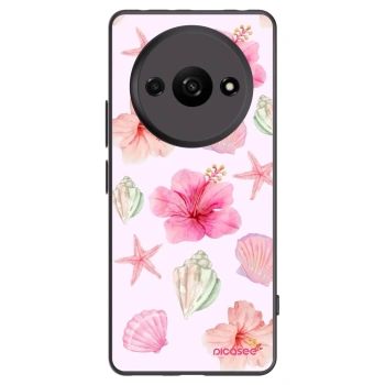 Picasee Μαύρη θήκη σιλικόνης για Xiaomi Redmi A3 - Blush Lagoon