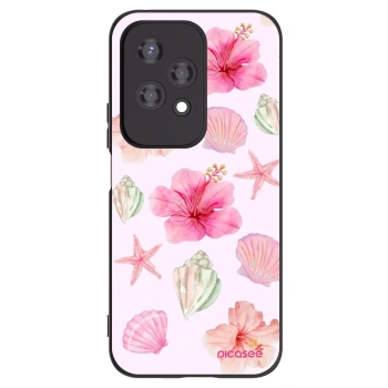 Picasee Μαύρη θήκη σιλικόνης για Honor 200 Lite - Blush Lagoon