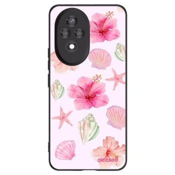Picasee Μαύρη θήκη σιλικόνης για Honor 200 5G - Blush Lagoon